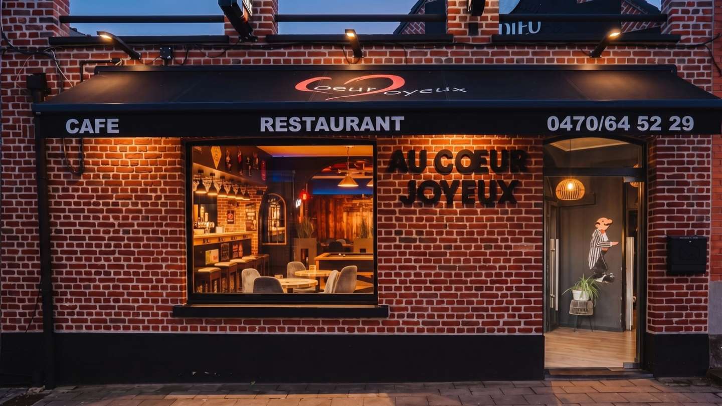 La façade du Cœur Joyeux, Chaussée de Lille à Orcq