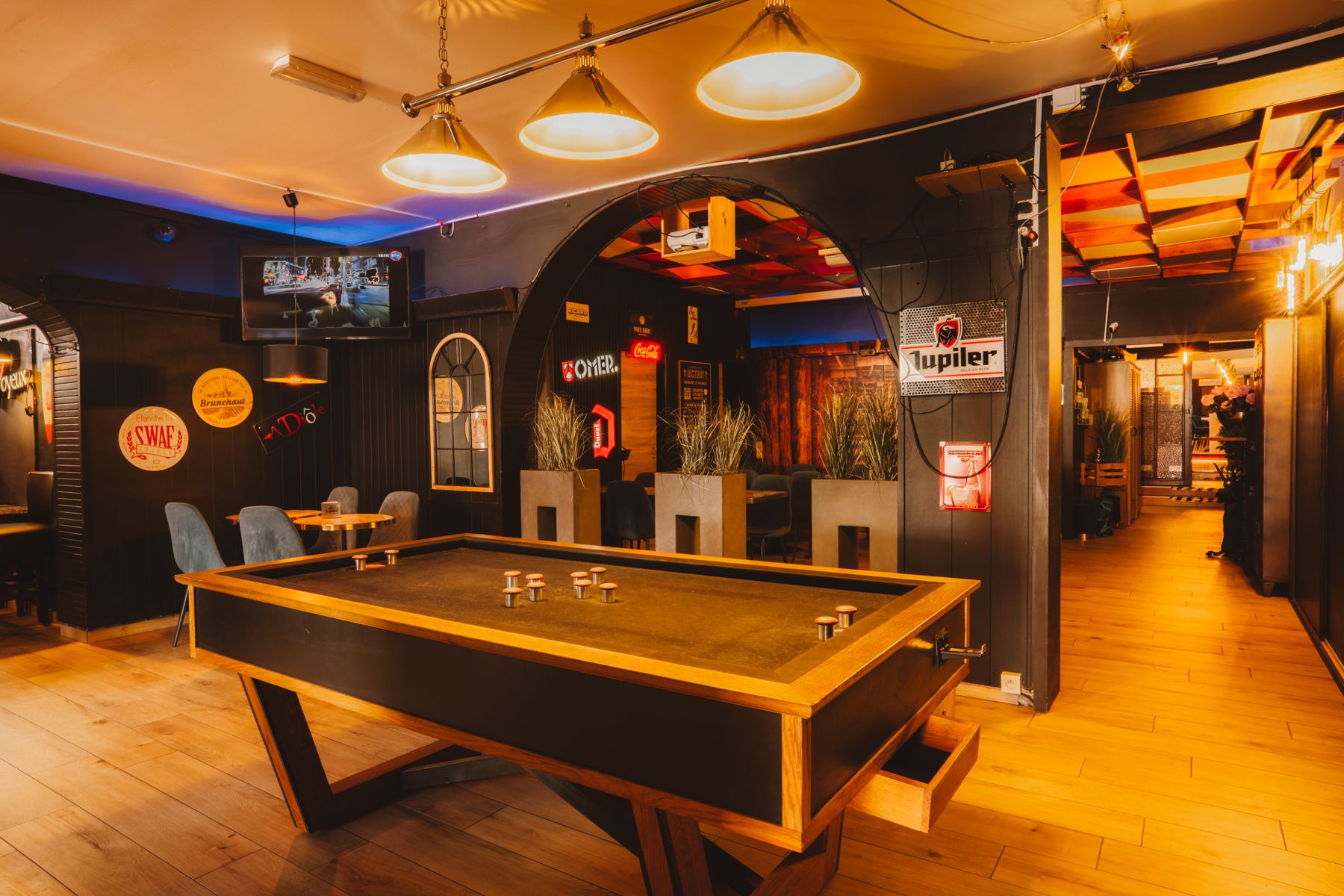 Le billard du café